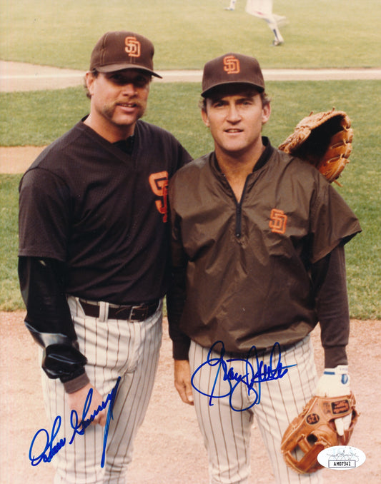 Goose Gossage HOF/Graig Nettles Dual-autographed 8x10 Photo Padres JSA 183217