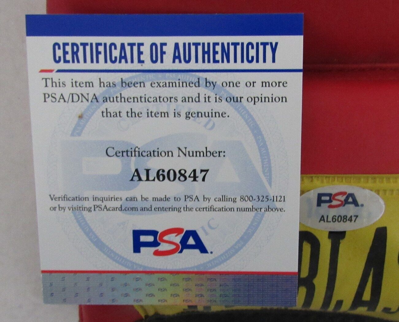 Mark Breland Autographed/Inscribed Everlast Left Boxing Glove PSA/DNA 176823