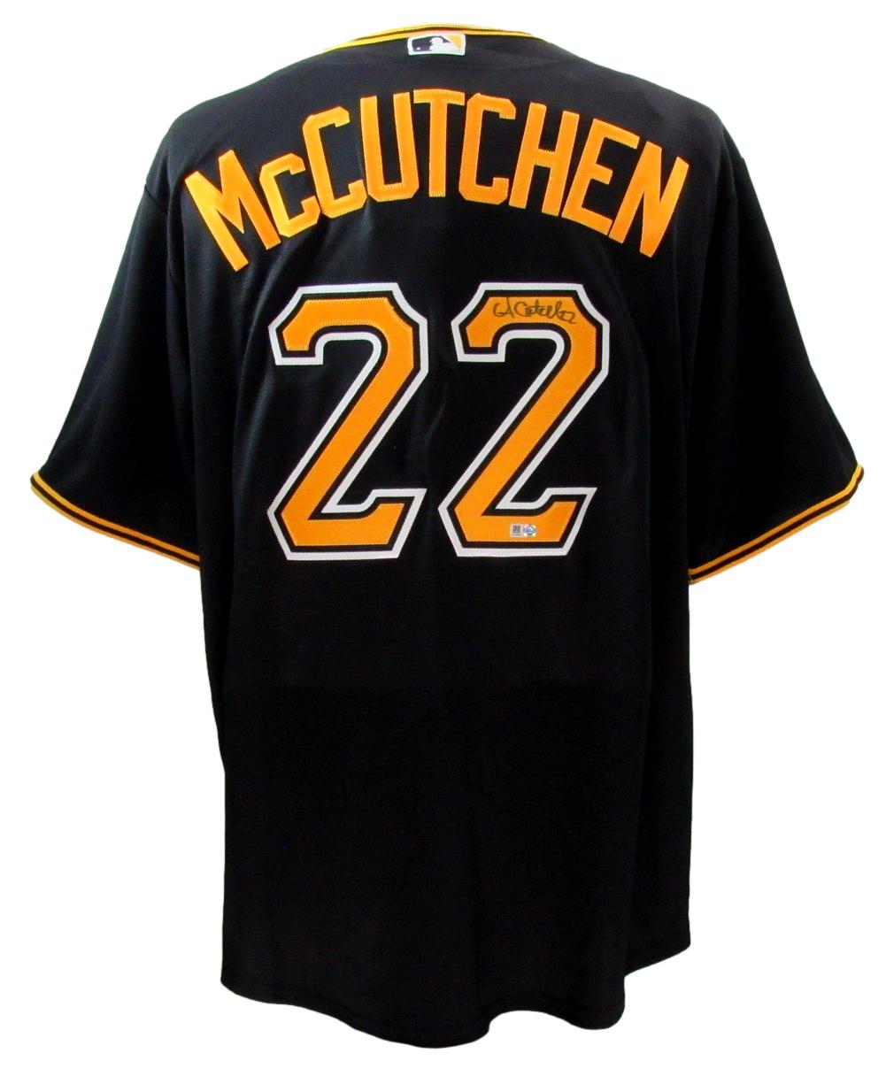 Andrew McCutchen Signed Black Nike Baseball Jersey Pirates Size XL Hunt Holo 808