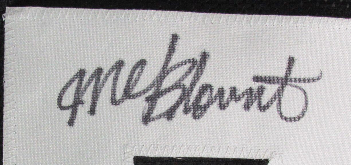 Mel Blount HOF Autographed Black Custom Football Jersey Pittsburgh Steelers JSA