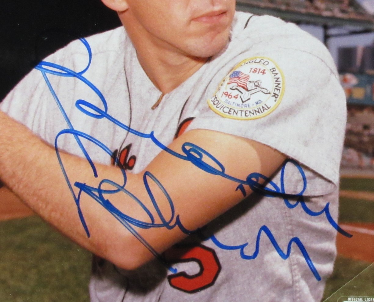 Brooks Robinson HOF Autographed 8x10 Photo Collage Orioles Framed JSA