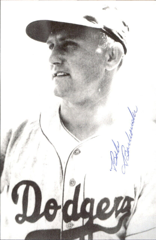 Bob Borkowski Brooklyn Dodgers Signed/Autographed 3x5  Photo 177972