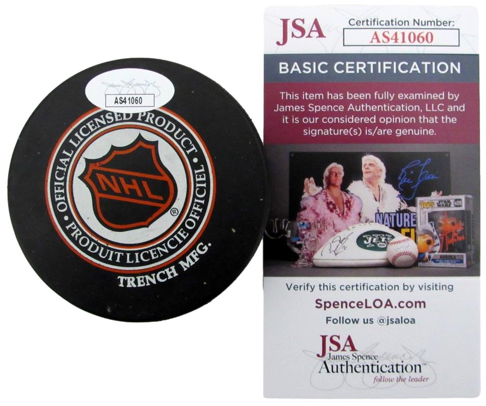 Ray Bourque HOF Signed/Auto Hockey Puck 1996 All-Star Game Bruins JSA 186360