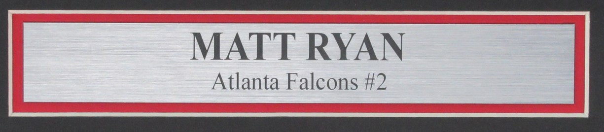 Matt Ryan Signed/Autographed 8x10 Photo Atlanta Falcons Framed Beckett 193099