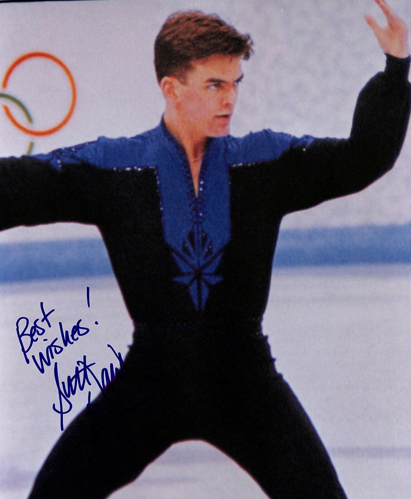 Scott Davis 2x US Men's Figure Skating Champion Signed 8x10 Photo 170746