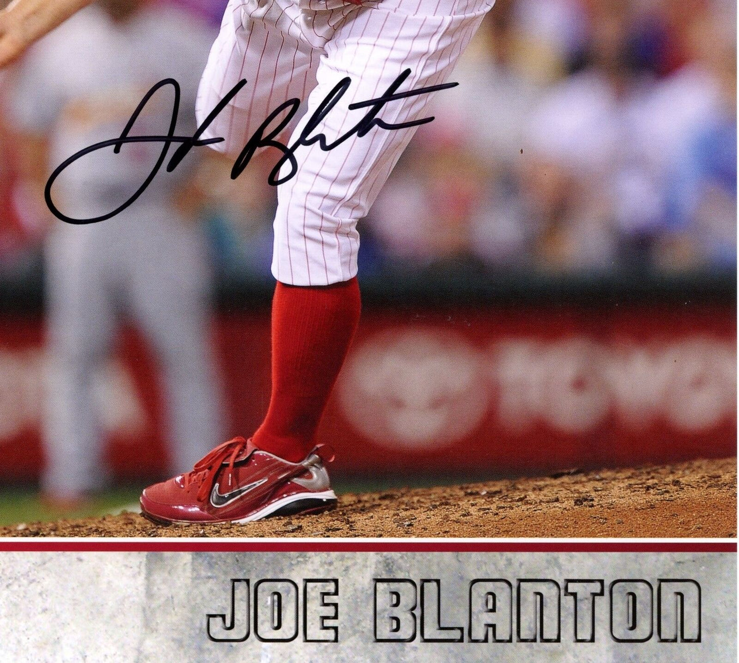 Joe Blanton Autographed 2010 8x10 Phillies Phan Photo