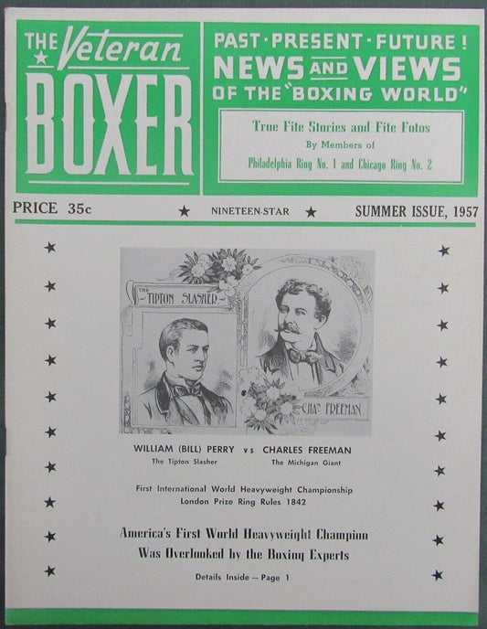 Summer 1957 Vintage The Veteran Boxer Magazine Perry/Freeman 167711