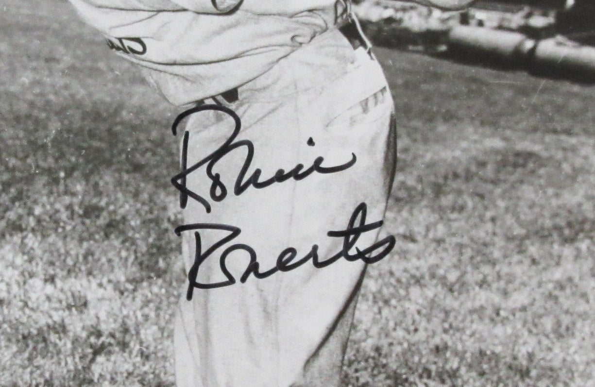Robin Roberts HOF Signed/Auto 8x10 Photo Philadelphia Phillies Framed JSA 190842
