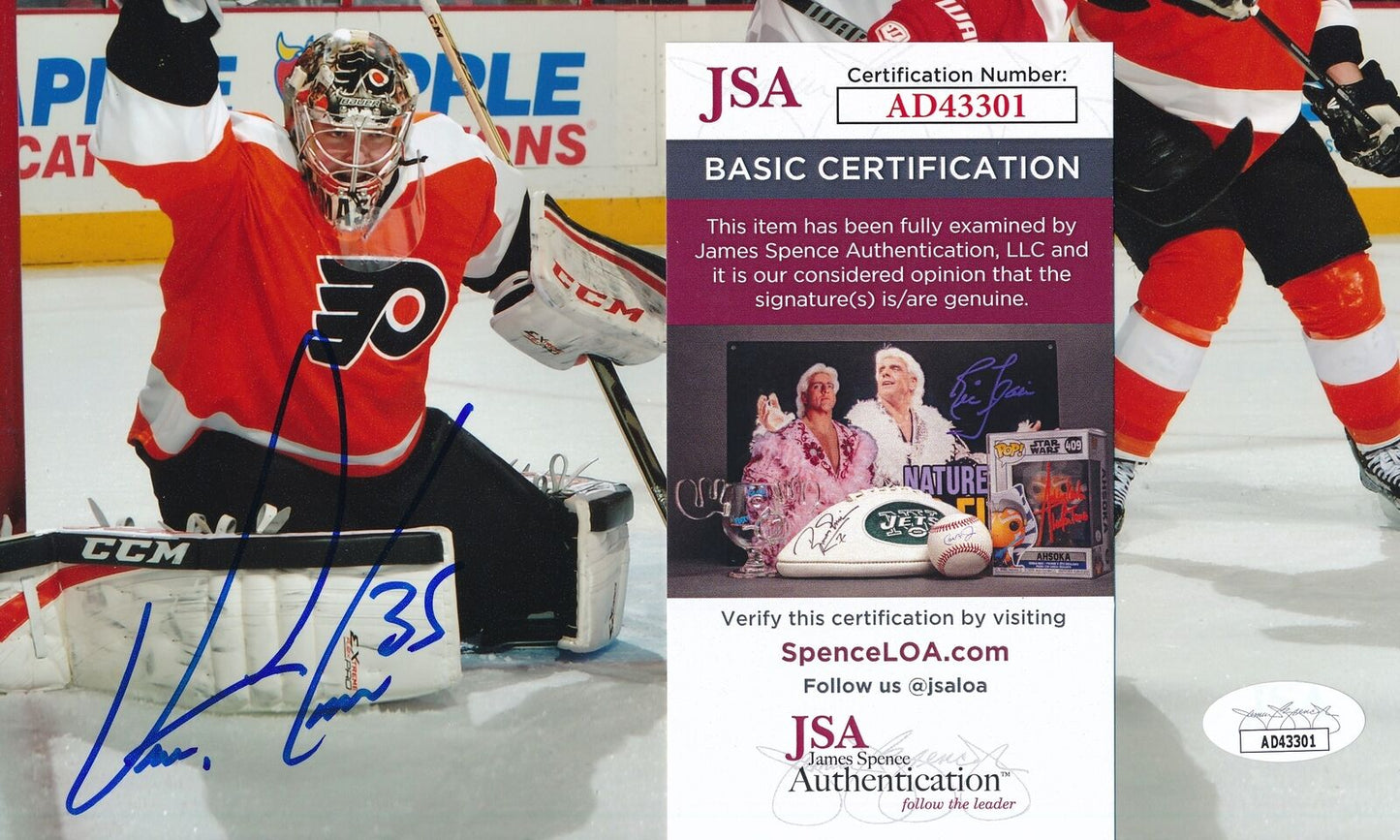 Steve Mason Autographed 8x10 Photo Philadelphia Flyers JSA