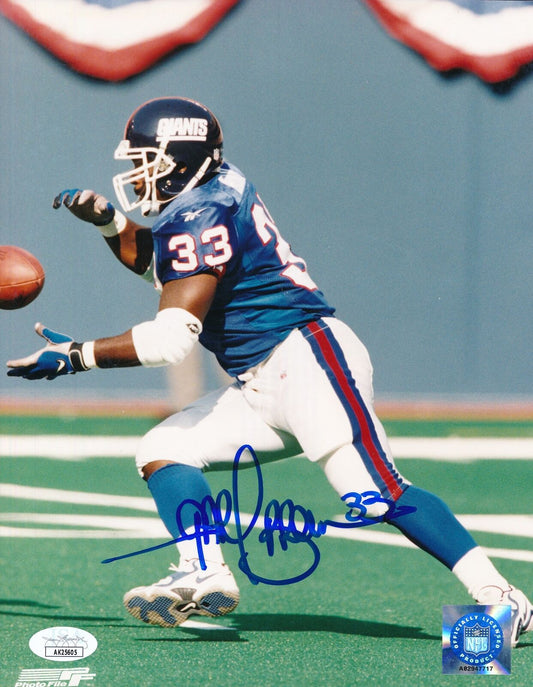 Gary Brown Autographed 8x10 Photo New York Giants JSA 179844