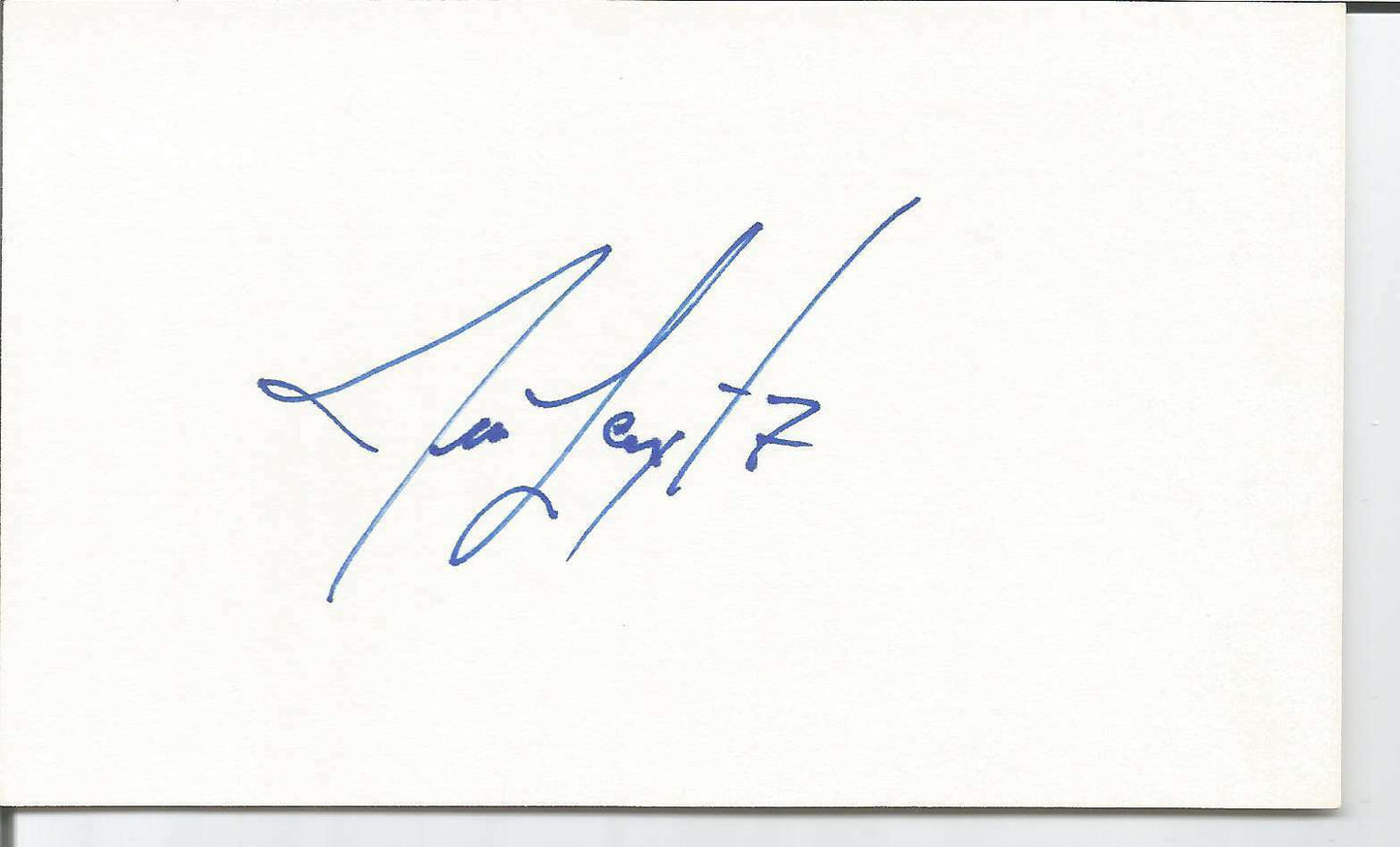 Jim Leyritz New York Yankees Signed/Autographed 3x5 Index Card 150433