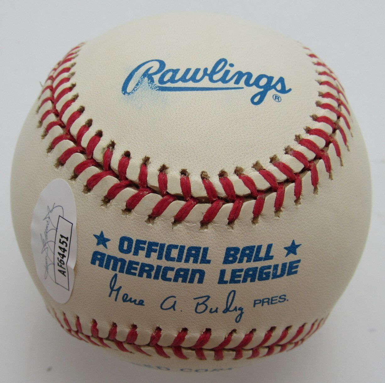 Jose Mesa Autographed OAL Baseball Cleveland Indians JSA