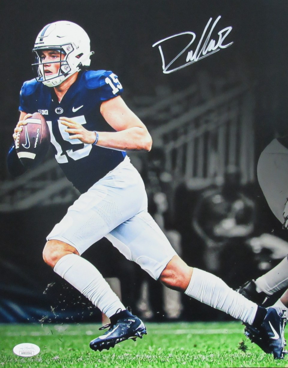 Drew Allar Autographed 11x14 Photo Penn State JSA 182894