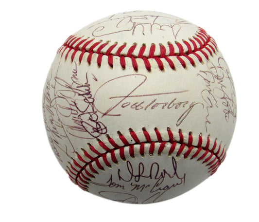 1992 Mets Team Signed by 31 Players ONL Baseball Torborg Gooden Cone 187271