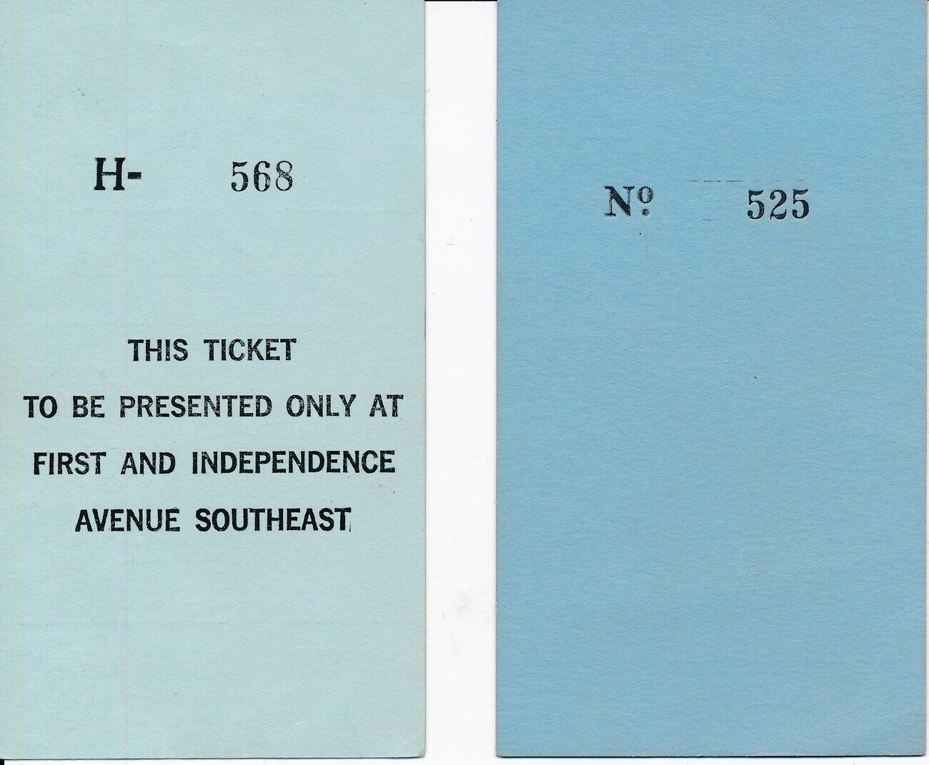 1973 Inauguration 2 General Admission Tickets 1/20/1973 Richard Nixon 147398