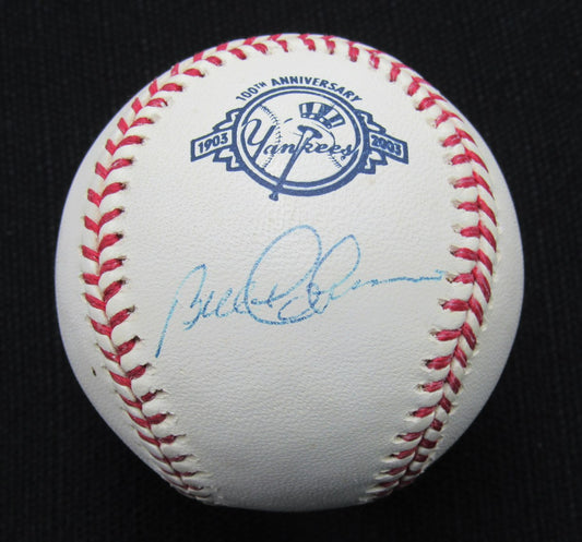 Bill Robinson Signed/Auto Yankees 100th OML Baseball PSA/DNA 186988