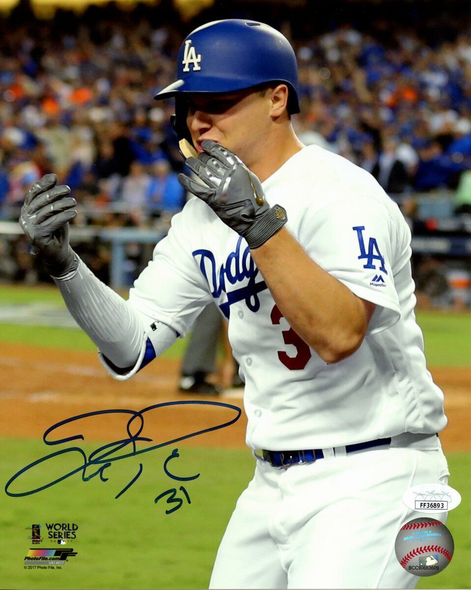 Joc Pederson Los Angeles Dodgers Signed/Autographed 8x10 Photo JSA 146877