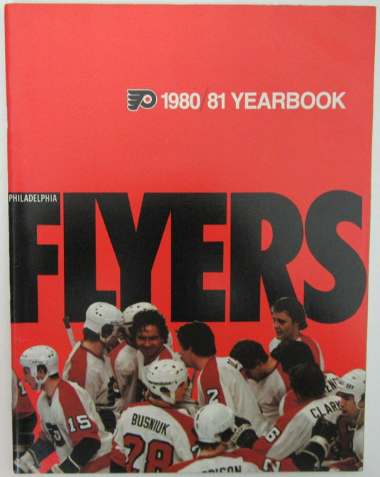 1980-81 Philadelphia Flyers Official Team Yearbook, Clarke, Barber, Leach 153021