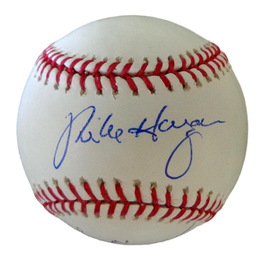Mike & Sharon Hargrove Dual-Autographed OML Baseball Cleveland Indians 179945