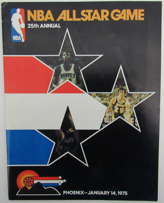 1975 NBA All-Star Game Program Abdul-Jabbar/Barry/Goodrich/Havlicek 177177