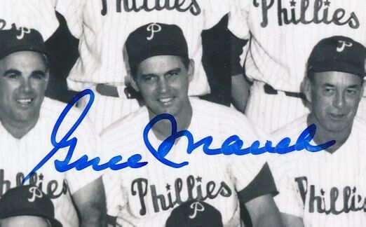 Phillies Taylor/Dalrymple/Mauch/Callison Multi Signed 8x10 Photo 140448