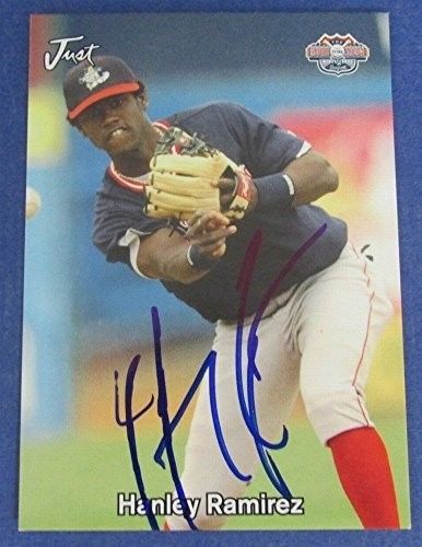 Hanley Ramirez Dodgers Marlins Signed 2005 Just Minors Baseball Card #4