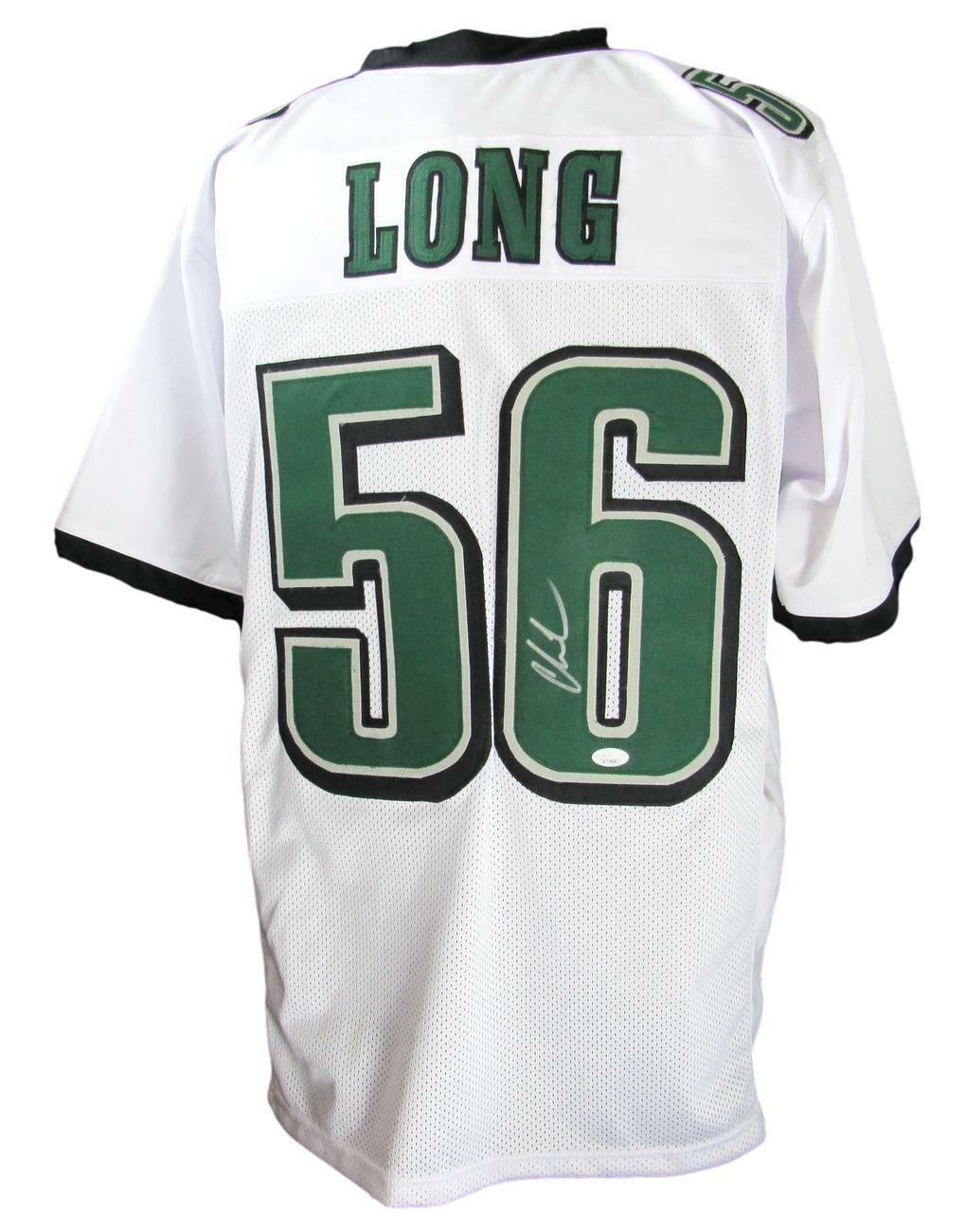 Chris Long Signed/Autographed Eagles Custom Football Jersey JSA 157561