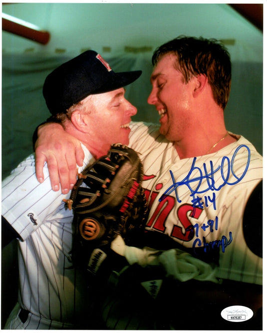 Kent Hrbek Minnesota Twins Signed/Autographed 8x10 Photo JSA 159036