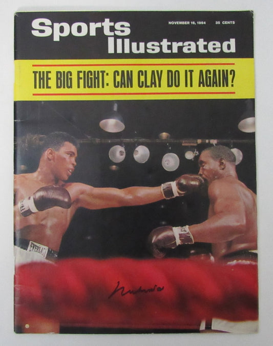 Muhammad Ali Signed GRADE 10 1964 Sports Illustrated Magazine NO LABEL PSA/DNA