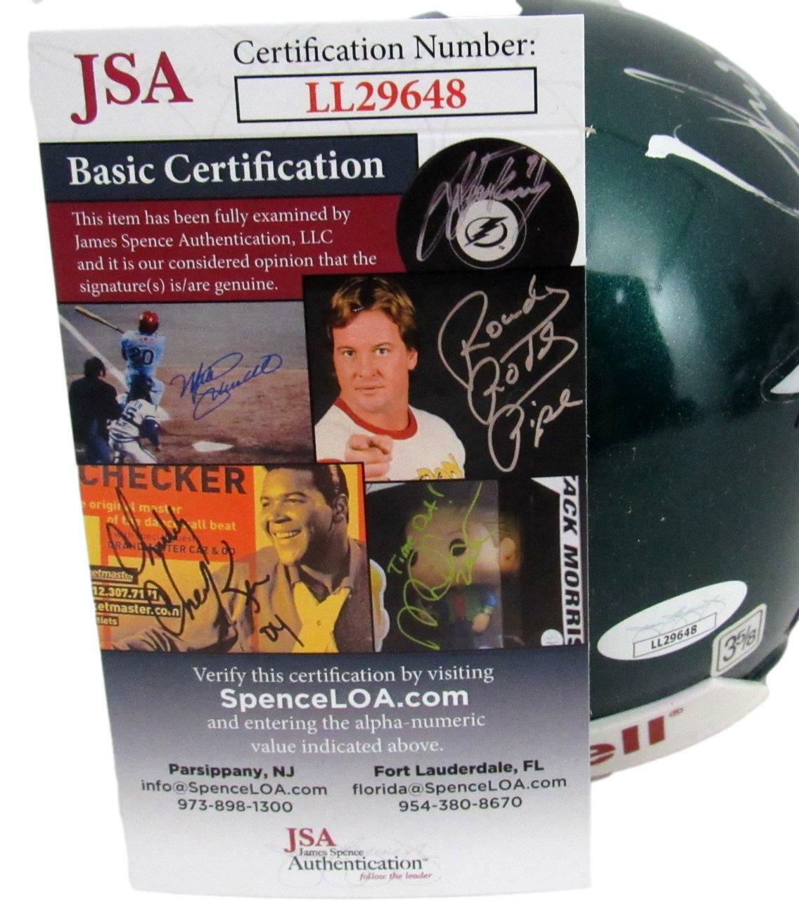 Irving Fryar Signed/Autographed Eagles Mini Football Helmet Beckett 157507