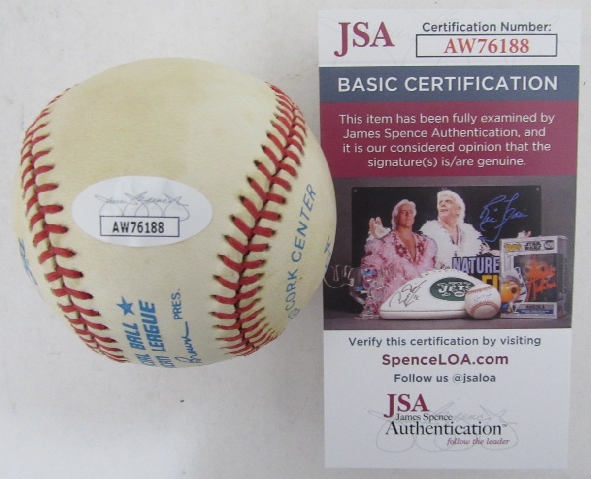 Ray Fosse Signed/Autographed OAL Baseball Cleveland Indians JSA 192461