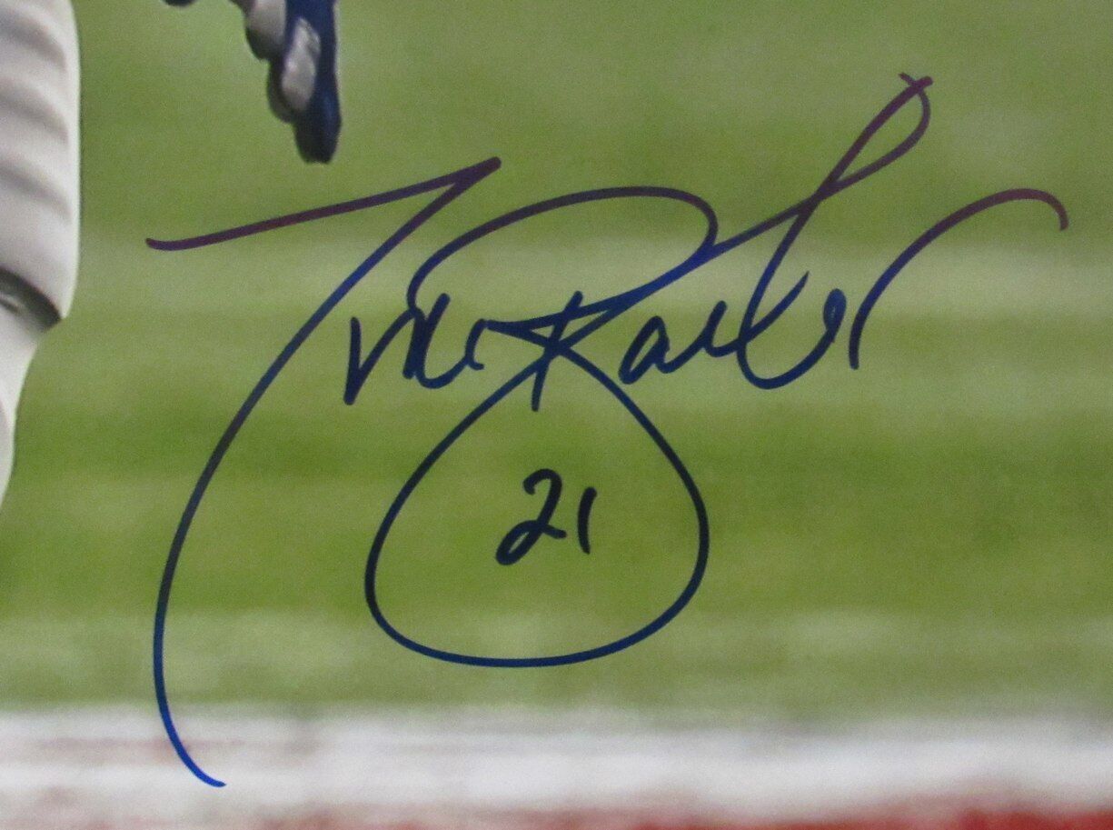 Tiki Barber Autographed 16x20 Photo New York Giants JSA 180679