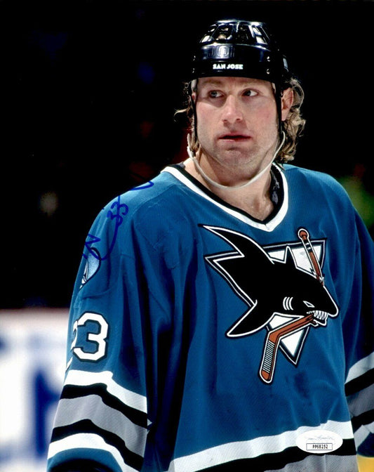 Marty McSorley San Jose Sharks Signed/Autographed 8x10 Photo JSA 160842