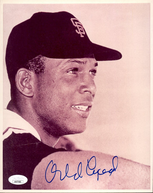 Orlando Cepeda HOF Signed/Autographed 8x10 Photo San Francisco Giants JSA 191508