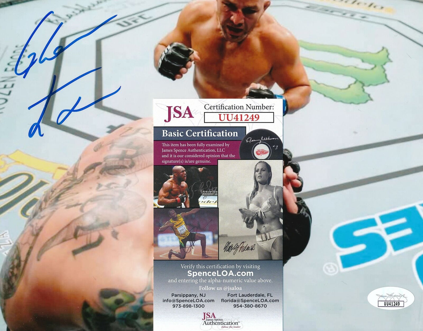 Glover Teixeira UFC Champ Signed/Autographed 8x10 Photo JSA 165550