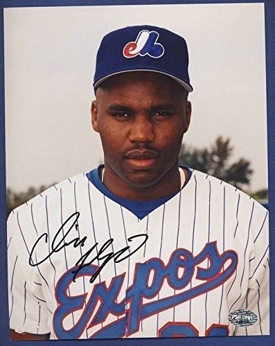 Cliff Floyd Expos Autograph/Signed 8x10 Photo PSA/DNA 132884