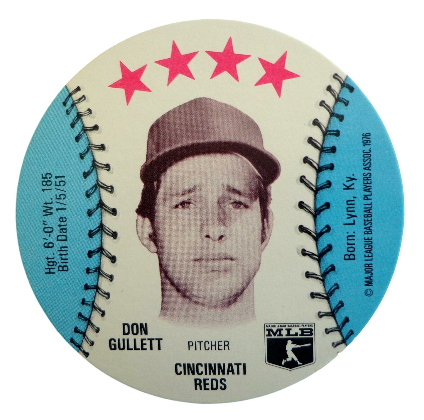 Lot of 22 - 1976 MSA Isaly's Discs Don Gullett Reds Gem Mint 153989