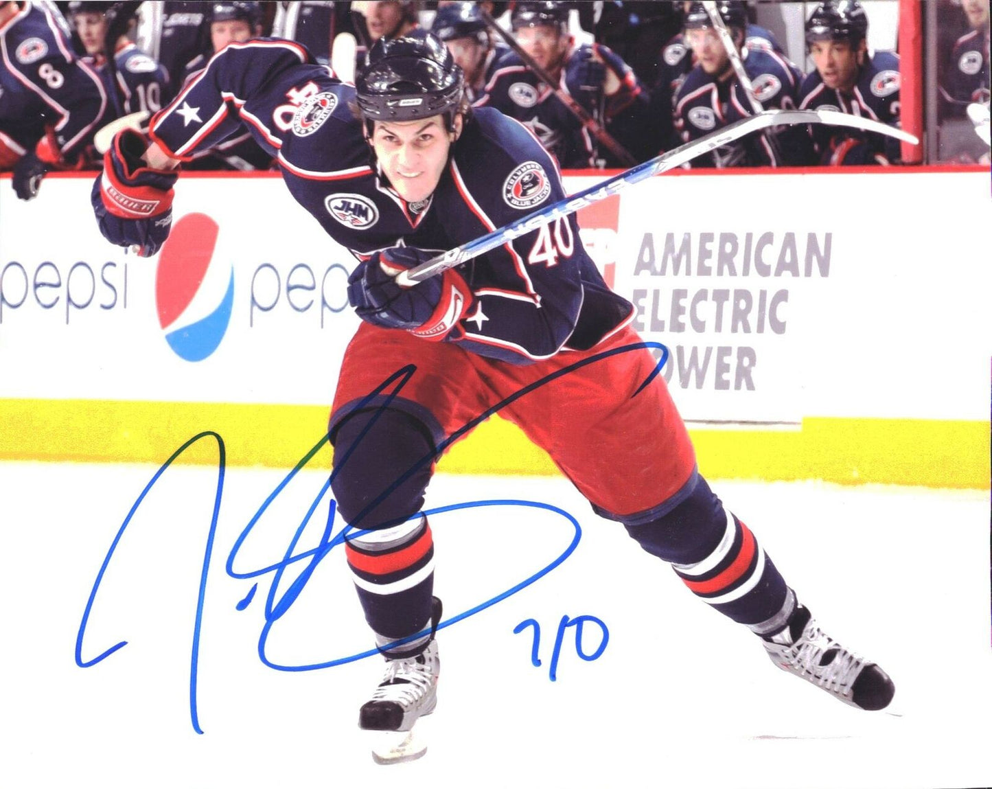 Jared Boll Columbus Blue Jackets Signed/Autographed 8x10 Photo 151953