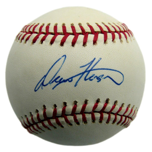 Drew Henson Autographed OML Baseball New York Yankees JSA