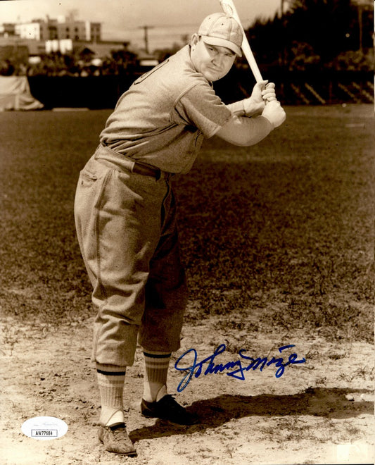 Johnny Mize HOF Signed/Autographed 8x10 Photo St. Louis Cardinals JSA 191209