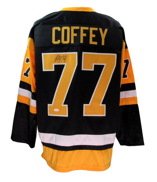 Paul Coffey Autographed Custom Black Hockey Jersey Penguins JSA 180122