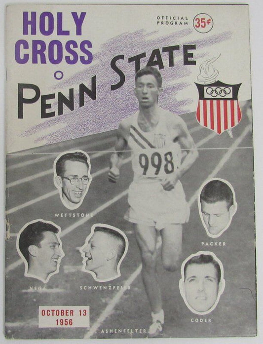 1956 Holy Cross vs. Penn State Nittany Lions Football Program 137656