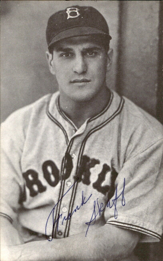 Frank Shaff Dodgers d. 1988 Signed/Autographed 3x5  Photo 179209