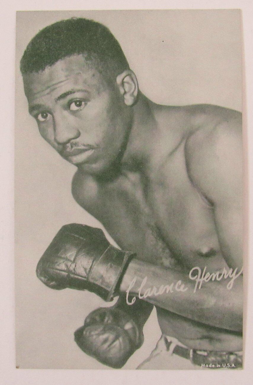 Clarence Jones Boxer 1950s Arcade Mutoscope Exhibit Postcard Picture Card 150279