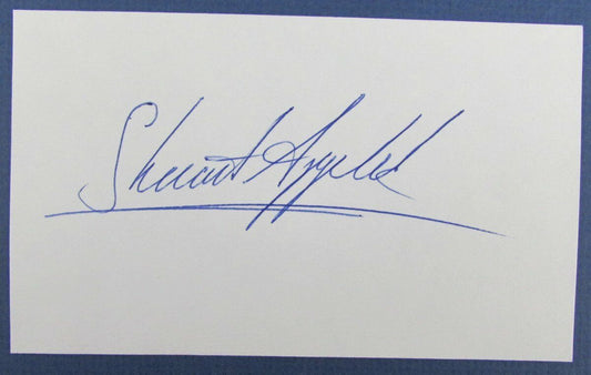 Stuart Appleby PGA Signed 3x5 Index Card 127071