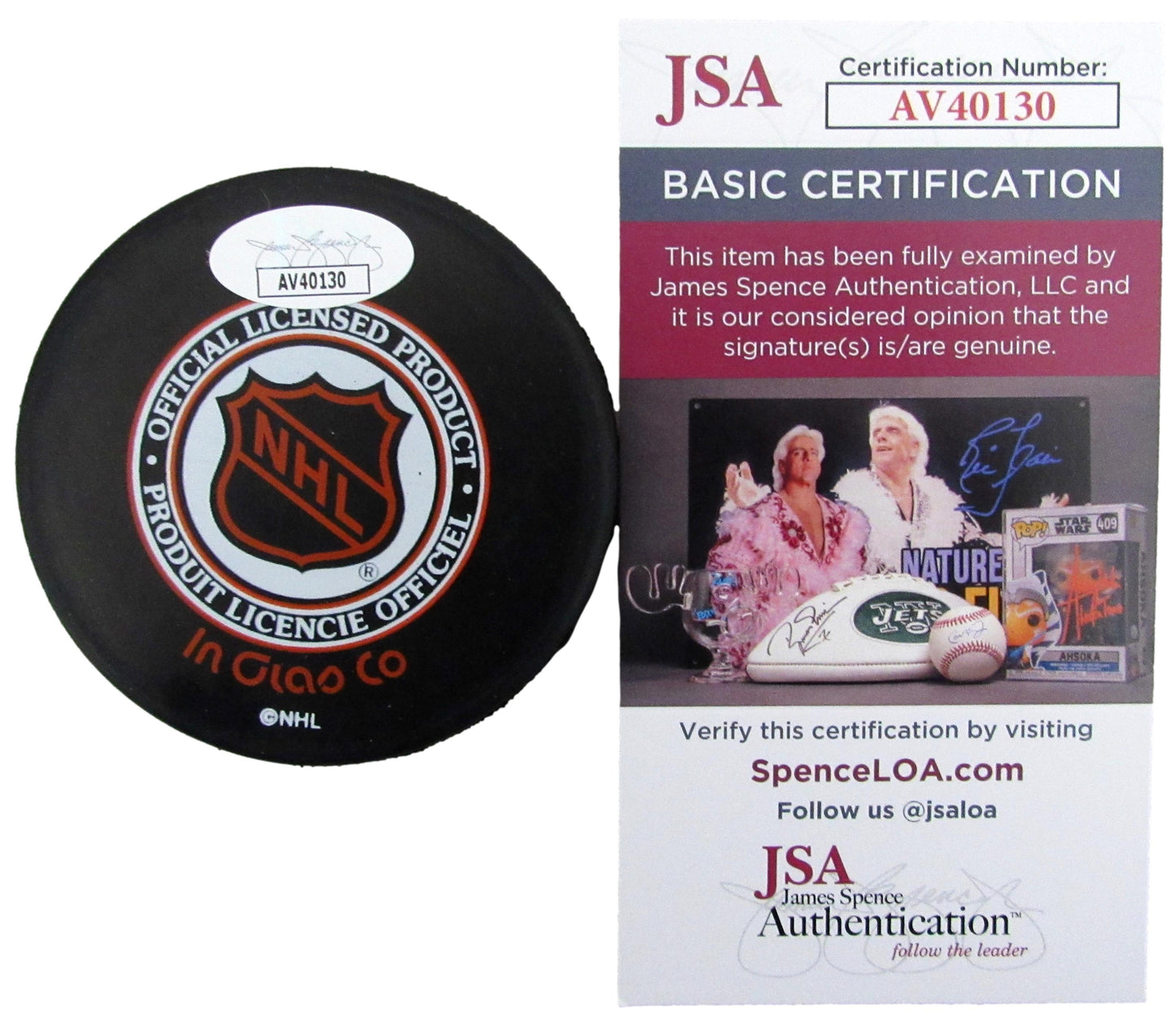 Gary Dornhoefer Signed/Auto Philadelphia Flyers Hockey Puck JSA 188442