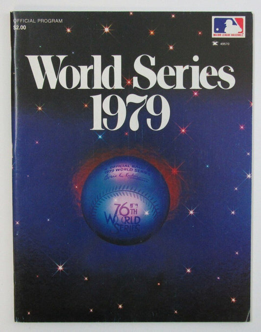 1979 World Series Souvenir Program Pittsburgh Pirates vs. Baltimore Orioles