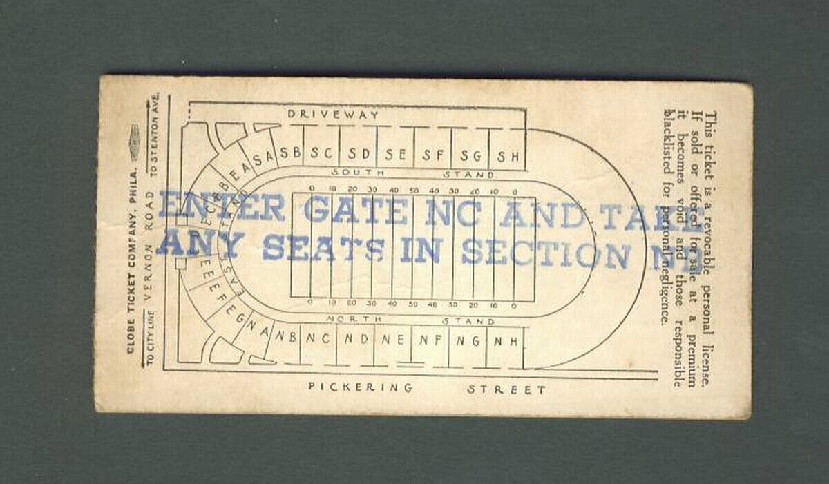 Temple Owls Football Ticket Stub 10/20/1962 vs. Buffalo 142242