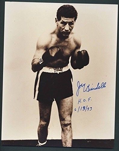 Joe Giardello Signed/Autographed Boxing HOF 8x10 Photo 120458