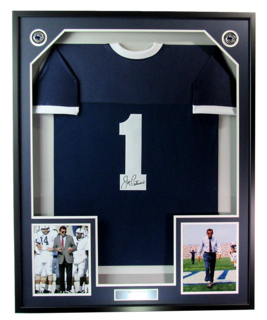 Joe Paterno Autographed Jersey Penn State Framed JSA with Full LOA 188611